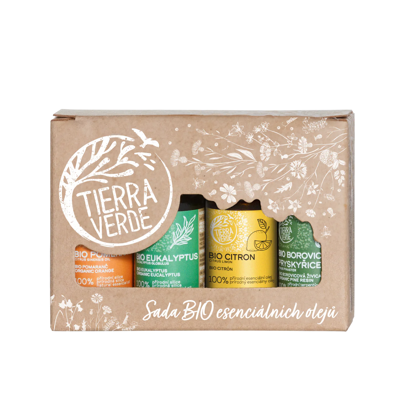 Tierra Verde Sada esenciálních olejů BIO (4 x 10 ml)